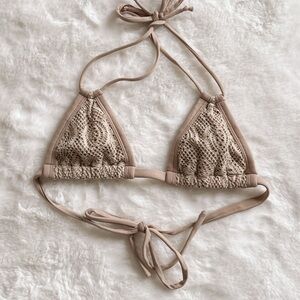 Montce Crochet Bikini Top